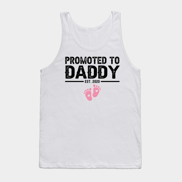 promoted to daddy est 2020 Tank Top by DragonTees